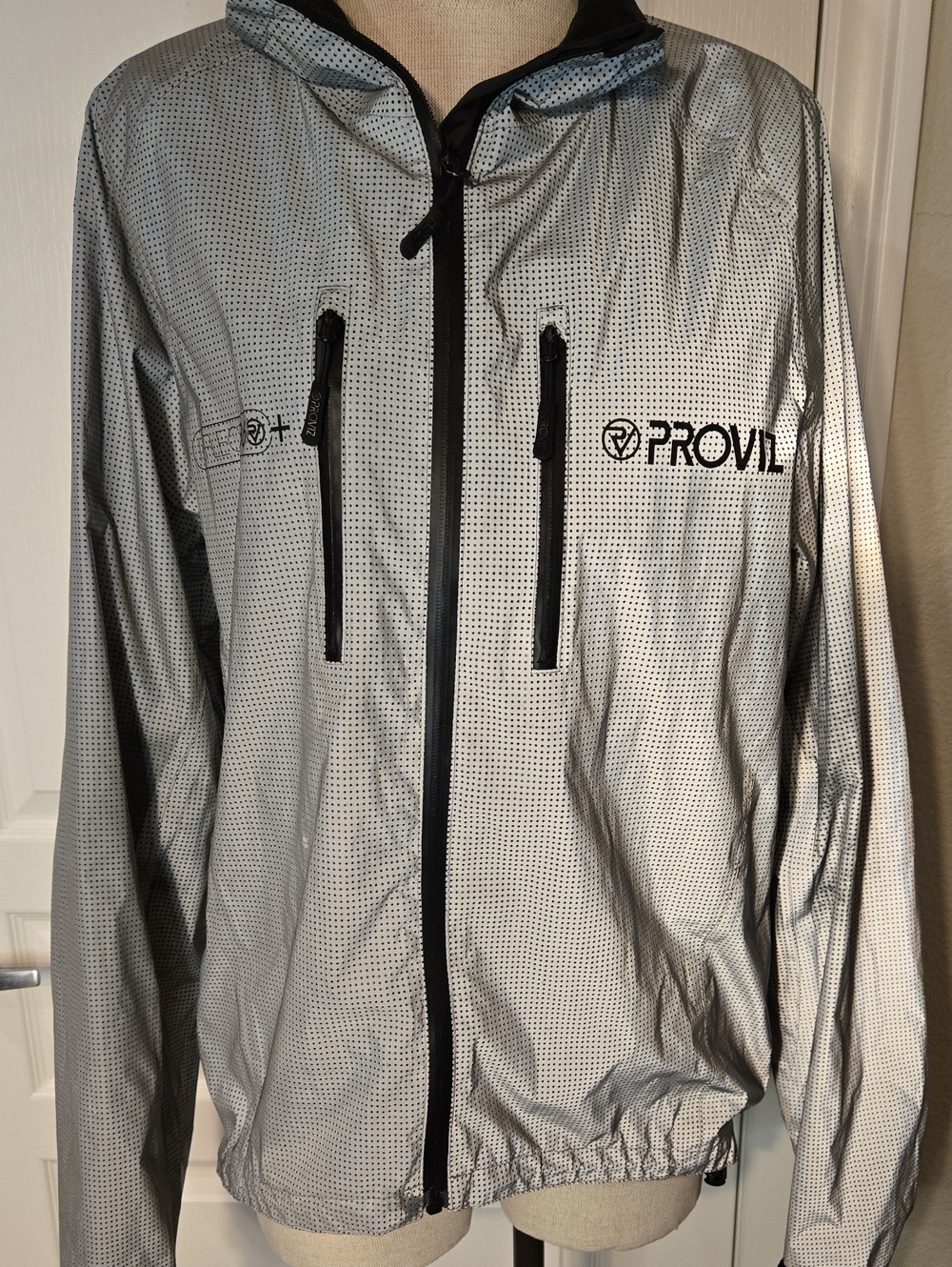 Proviz Reflect 360 Jacket Womens S Gray Reflective Running Outdoor Soft Shell